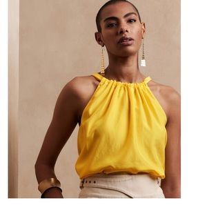 Banana Republic Fino Silk Top